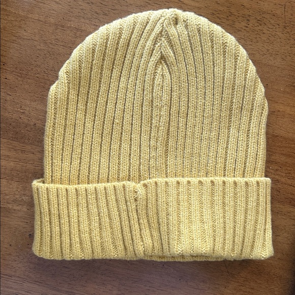 Yellowstone Dutton Ranch Yellow Ribbed Beanie - Picture 2 of 4
